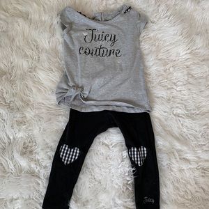 Toddler juicy matching outfit